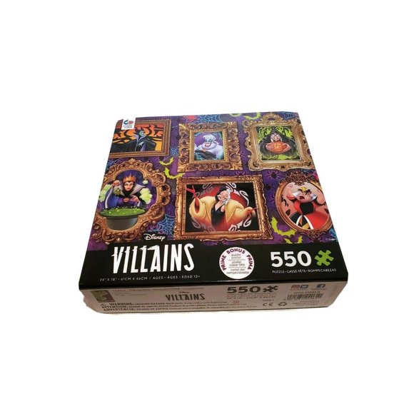Disney Villains - Framed Paintings 550 Piece